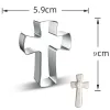 1pcs patisserie reposteria gateau Cross Peace Dove Metal Cookie Cutter Fondant Cake Decor Tools Chocolate Cupcake Biscuit Mould