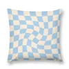 Pillow Check II - Baby Blue Twist Throw Decorative S para capa de sofá da sala de estar