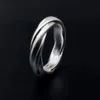 Kostenlose Lieferung von Mais Margie Twisted Muster Ring als Paar Geschenk 240401