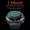 شاهد K56Pro Smart Men Fiess Tracker Bluetooth Call Smartwatch Sport Modes معدل ضربات القلب مراقبة ضغط الدم لنظام Android iOS Watch