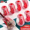 Sharpeners M&G 10Pcs Mini Pencil Sharpener Cute Kawaii Red Sweet Red Colored Korean Kids School Supplies Stationery