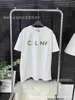 Designer South Oil High End High End CE Ce Summer Letter Design Feel Pure Cotton Instagram Trendy Loose Men e Women's Short S-Shirt Top AGDE