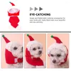 Hondenkleding 1 Set creatieve kerstmuts Winterhoofdtooi PO -rekwisieten voor puppy