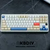 Teclados kbdiy 140 key/set gmk Soymilk pbt key capa de cereja perfil coreano japonês jogo mecânico teclado personalizado key coverl2404