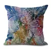 Pillow Fresh Dandelion Cover Cotton Linen Decorative Pillowcase Chair Seat Square 45x45cm Home Living Textile