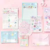 Envelopes Cartoon small fresh stationery ins envelope set girl heart blank greeting card waterproof sticker Japanese writing letter raft