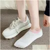 Socks Hosiery Women Soft Invisible Boat Comfortable Elastic Cotton Summer White Womens Outdoor Drop Delivery Apparel Underwear Ot5Lv