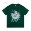 Designer Men T Shirt Pink Young Thug Sp5der 555555 Mans Women Quality Foaming Printing Spider Web Pattern Tshirt Fashion Y2k Top Tees 627