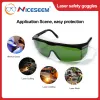 Goggles Laser Safety Goggles UV IPI IR IPL FPV Protector Welding X Ray Strålning Hårborttagning Ögade glasögon Skyddsskyddsskydd