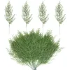 Fleurs décoratives 1 / 10pcs Branches à aiguilles de pin artificielles fausse plante Sprig de Noël Garland Couronne de mariage décorations de maison DIY