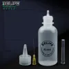 Botella de colofonia de plástico de 50 ml con punta de aguja Flujo de líquido Flujo de alcohol Dispensador Bottle Bottle Cleaner Herramienta de reparación de bricolaje