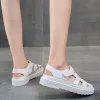 Sandaler Summer Woman Sneakers Sandaler Platfrom Flats Casual Fashion Gladiator White Elegant bekväm 2023 Trend Beach gratis frakt