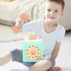 Retro Rotary Telephone Toy Wooden Antique Dial Telephone Toy Old Telephone Model Interactive Toy Early Education Gift For Kids 240327