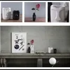 Wazony nordycki minimalistyczny ceramiczny streszczenie wazon czarno -biała ludzka twarz Kreatywny pokój dekoracyjny kształt głowy figurki