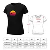 Frauenpolos Binde Kämpfer Sonnenuntergang T-Shirt Grafik Frauen Womans Kleidung