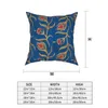 Kissen türkische Tulpmuster Ottoman Fliesen Kissenbezug Home Decorative Blume S Throw für doppelseitigen Drucken