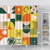 Shower Curtains Geometry Creative Curtain Set Hook Hanging Cloth Modern Home Decor Bathroom Accessories Polyester Fabric Bath