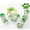 Hundekleidung Schuhe Teddy Bichon weicher Boden kleiner Welpe Anti -Drop Atmungsfreies Set von 4 Sommer -Haustier