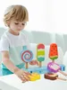 Cucine giocano cibo da 6 pezzi di gelato in legno gelati gettoni giocattoli per bambini giocattoli giocattoli regalo per bambini in età prescolare i giocattoli da cucina per bambini 2443