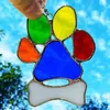 Figurine decorative per animali domestici Up a sospensione del cane Suncatcher Suncatcher brillante perdita resistente alla dissolvenza per gli amanti significativi