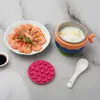 Table Mats 1/2/5PCS Tableware Mat Waterproof High Temperature Resistance Baby Anti-scalding Anti-skid Dinnerware Placemat Bowl