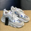 2024 Hot Luxury Designer Casual Shoes Chain Reaction Wild Jewels Chain Link Trainer Sneakers 36-45 EUR