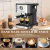 Coffee Makers 1pc Espresso Machine With Milk Frother Compact Super Automatic Espresso Machines For Home Y240403
