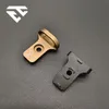 MLOK system outdoor tactical CQD engraved aluminum alloy buckle with single screw rope hanging buckle