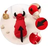 Собачья одежда Пупка Хэллоуин костюм для маленького дьявола косплей преобразование домашних животных "Чаки одежда" Зимний щенок пальто