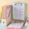 File A4 Plastic Clipboard with File Box Case Document File Folders Clipboard Writing Pad With Storage For Paperwork Nurse Stationery