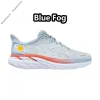 2024 New running shoes triple black white blue fog orange mint pink purple yellow pear lilac marble Clifton 9 Bondi 8 mens designer sneakers womens trainers With Box