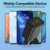 55W USB -зарядное устройство тип C быстро зарядка для iPhone Samsung Xiaomi Huawei USB C Зарядное устройство для мобильного телефона PD Quick Charger Adapter
