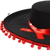 ベレー帽スペイン式帽子ソフトソンブレロキャップ