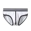 Underpants 5pcs/lot sexy men 속옷 파우치 남성 브리프 U-컨버드 디자인 게이 슬립 통기성 소프트