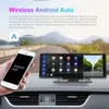 Podofo 10.26 '' Car DVR HD Recordance de conduite Carplay Android Auto Dash Dash Toar Monitor Loop Enregistrement AI VOIX REMARRE CAME CAME