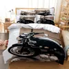 Ensembles de literie Ensemble de moto pour chambre à coucher lit mou au lit Home Comefetable Hover Couvercle Quilt et taie