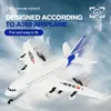 Гироскопия самолета Airbus A380 P520 RC Airplane Foam Toys 2,4 г самолета с неподвижным крылом на открытом воздухе Drone Easy Fly Kids Gift 240319