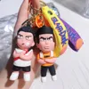 Fashion Cartoon Movie Charakter Keychain Gummi und Schlüsselring für Rucksackschmuckschlüsselkette 083566