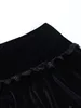 Femmes sexy fashion croix d'été Black Gothic Style décontracté fête élégante en dentelle Mini jupes 240402