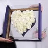 Gift Wrap 1pcs Qixi Valentine's Day Heart-shaped Flower Box Shop Acrylic Transparent Arrangement Boxs Rose