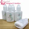 Kits 5 garrafas i beleza ib removedor de gel transparente para extensões de cílios cola da corea15ml chicote rápido ferramentas de limpeza rápida frete grátis