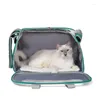 Cat Nosorierów Zwierząt Torba przewoźnika oddychająca przenośna moda torebka torebki Puppy Transport przewożący dla kotów małe psy