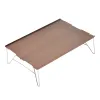 Furnishings New Camping Barbecue Table Outdoor Picnic Desk Lightweight HardTopped Folding Table Aluminium Alloy Mini Table with Carry Bag