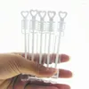 Décoration de fête 24pcs Love Heart Wand Tube Bubble Soap Bottle Mariage Cadeaux de mariage pour les invités Baby Shower Favors Kids Toys