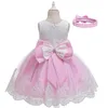 Childrens Wedding Bridesmaid princess robe child mannevel nevel arc robes for girl birthday fête gardome baby vêtements 240403