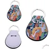 Keychains Lanyards 2022 DIY sublimering Blank Neopren Material Hand Sanitizer Bottle ER Designer Keychain Lover Car Key Ring för DHVX3