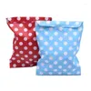 Gift Wrap 25Pcs Kraft Paper Bags Bag Candy Box Popcorn Goodie Cookie Printed Treat Christmas Packaging