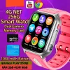 Android 9.0 Smart 4G GPS Tracker Locate Kid Students Uomini Dual Camera SOS Call Monitor Smartwatch Google Play Phone Watch