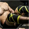 Elbow Knee Pads CrossFit Powerlifting Strongman 7mm Par av ärmar 1 med OPP Bag1651649 Drop Delivery Sports Outdoors Athletic Outd Otkxw