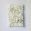 Dekorative Blumen 60x40 cm Simuliertes Herbst farbiger Blumenwand Row Hintergrund Pflanzen Einkaufszentrum Fenster Hochzeitsfeier